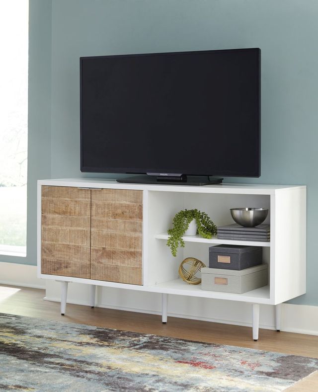 Shayland White/Light Brown Accent Cabinet 6