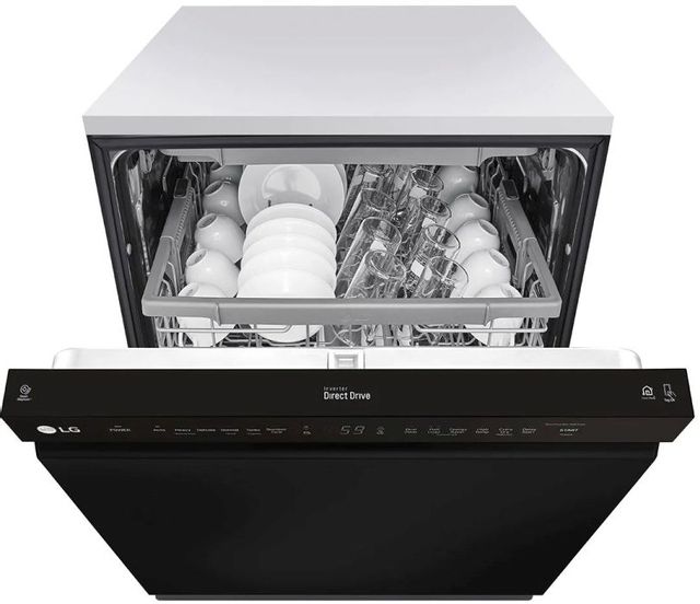 LG 24" Smooth Black Built In Dishwasher 7