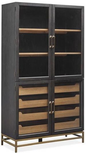 Magnussen Home® Lindon Belgian Wheat/Coffee Bean Two Tone Dining Cabinet