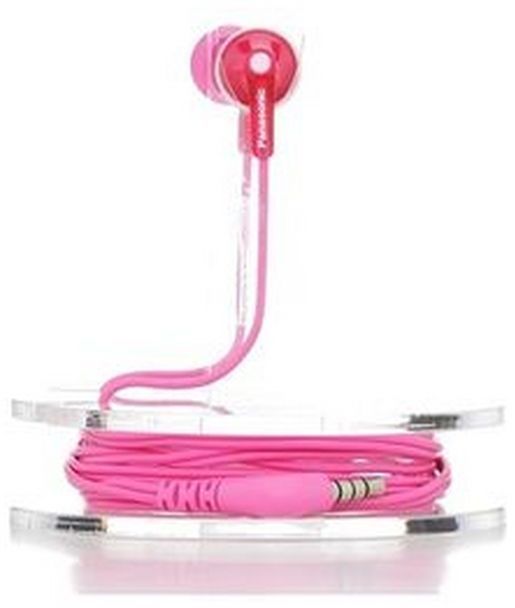 Panasonic® ErgoFit Pink In-Ear Earbud Headphones 5