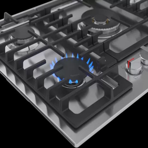 Bosch® 800® Series 30" Stainless Steel Gas Cooktop-1