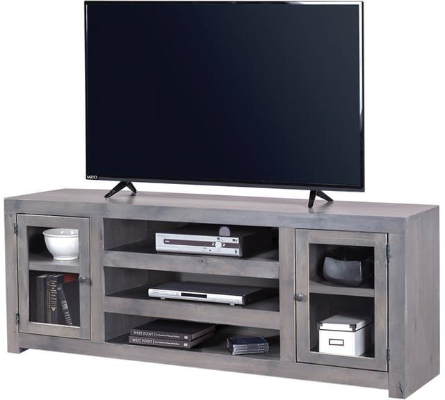 Aspenhome® Lifestyle Smokey Grey 72" Console with Doors-0