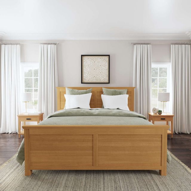 homestyles® Oak Park 3-Piece Brown King Panel Bedroom Set-2
