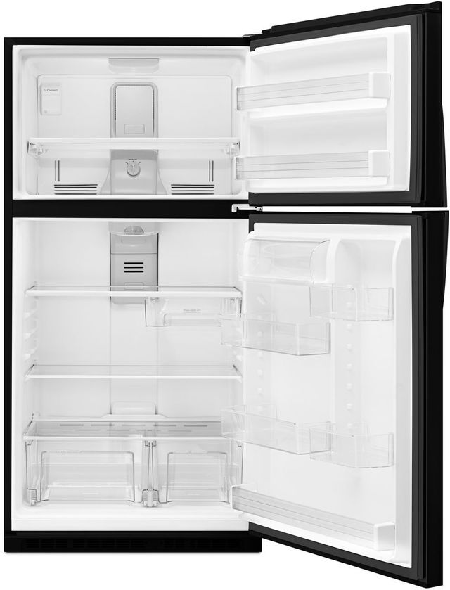 Whirlpool® 21.3 Cu. Ft. Top Freezer Refrigerator-Black-3