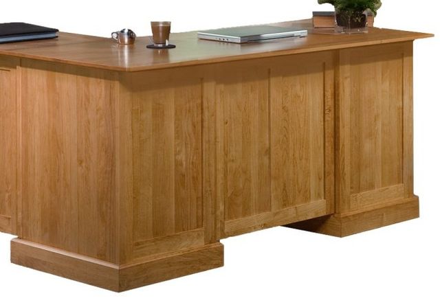 Archbold Furniture Alder Shaker Desk For Return