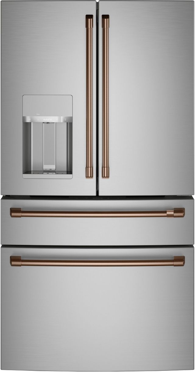 Café™ Brushed Copper Refrigeration Handle Kit 2
