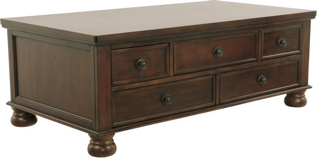 Signature Design by Ashley® Porter Rustic Brown Coffee Table