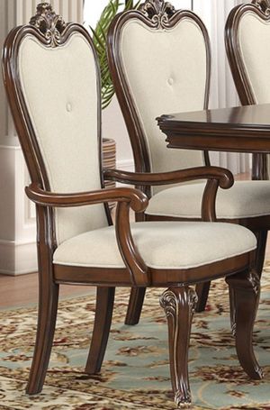 New Classic® Home Furnishings Montecito 2-Piece Cherry Upholstered Dining Arm Chair