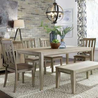Liberty Sun Valley 6-Piece Sandstone Rectangular Table Set
