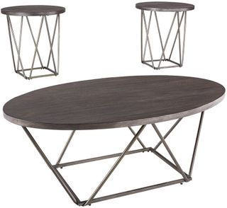 Signature Design by Ashley® Neimhurts Dark Brown Set of 3 Tables