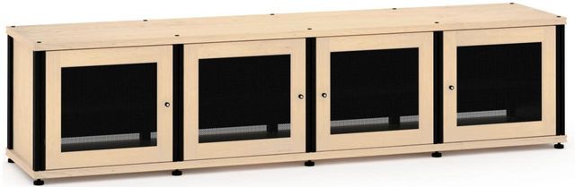 Salamander Designs® Synergy Model 247 AV Cabinet-Natural Maple/Black