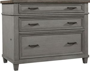 aspenhome® Caraway Aged Slate Lateral File Cabinet