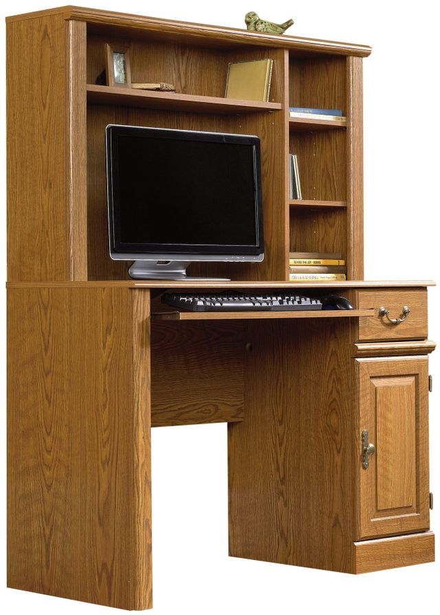 Sauder® Orchard Hills® Carolina Oak® Computer Desk with Hutch-0