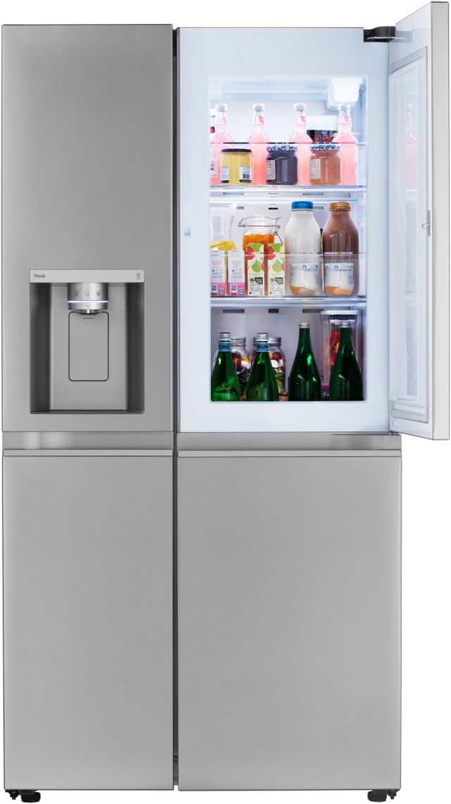 LG 27.1 Cu. Ft. PrintProof™ Stainless Steel Side-by-Side Refrigerator-3