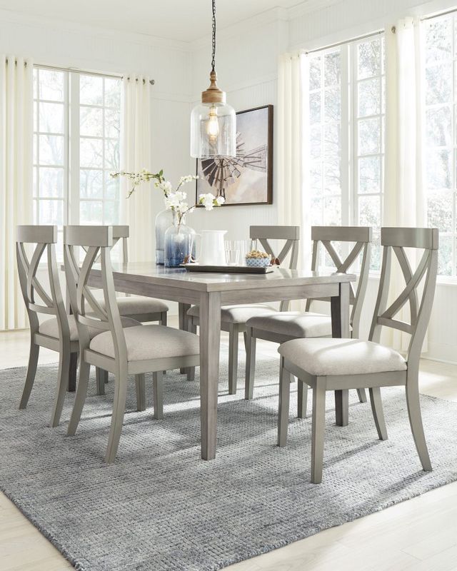 Signature Design by Ashley® Parellen Gray Dining Room Table 7