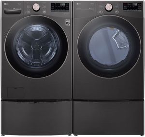 LG Black Steel Laundry Pair