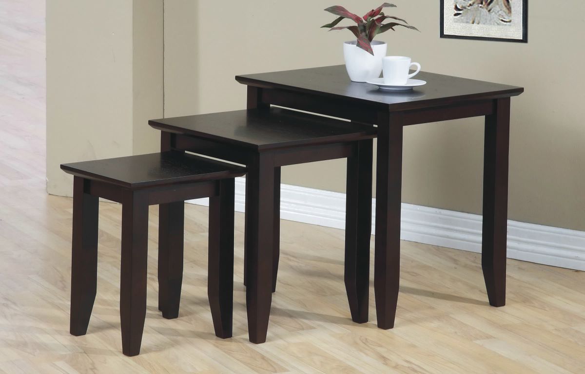 espresso nesting tables