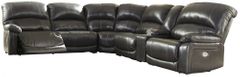 Signature Design by Ashley® Hallstrung Gray 6-Piece Reclining Sectional with Power