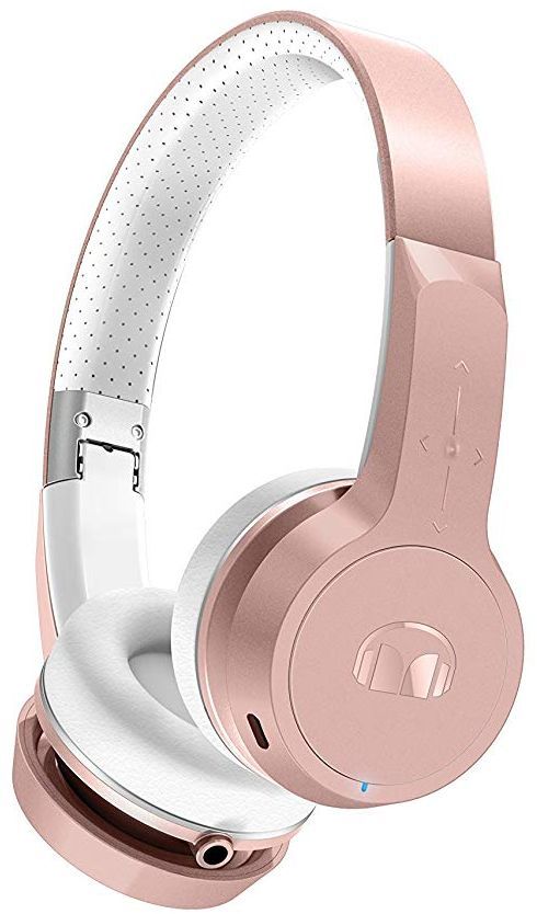 Monster® Clarity BT Wireless Bluetooth Headphones-Rose Gold/White 0