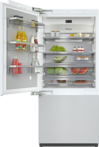 Miele MasterCool™ 19.6 Cu. Ft. Panel Ready Left Hand Built-In Bottom Freezer Refrigerator