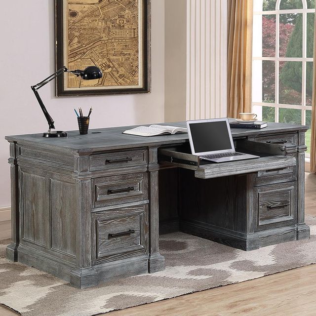 Parker House® Gramercy Park Double Pedestal Executive Desk-1
