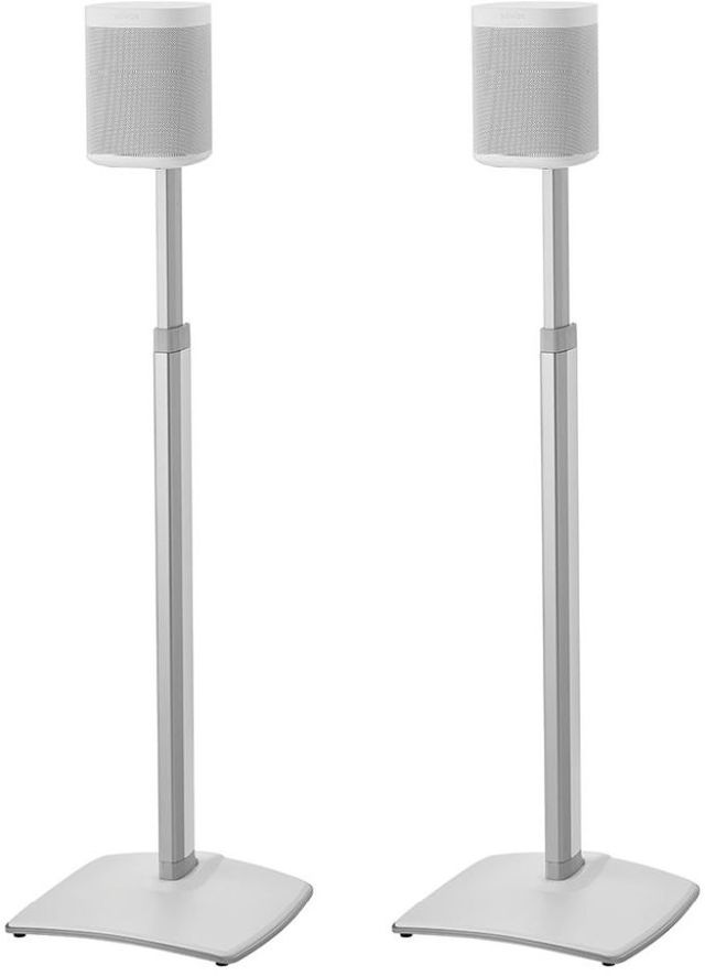 Sanus WSSA2 White Adjustable Height Wireless Speaker Stands (Pair) 0