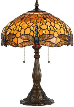 Cal® Lighting & Accessories Tiffany Antique Bronze Table Lamp