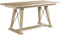 American Drew® Vista Clayton White Oak Wood Counter Height Trestle Table