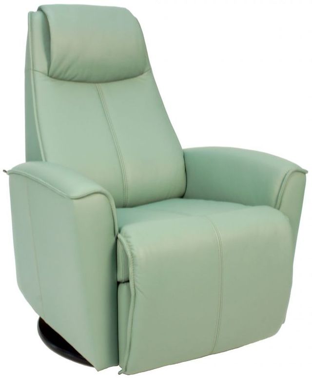 Fjords® Relax Urban Seagreen Small Dual Motion Swivel Recliner