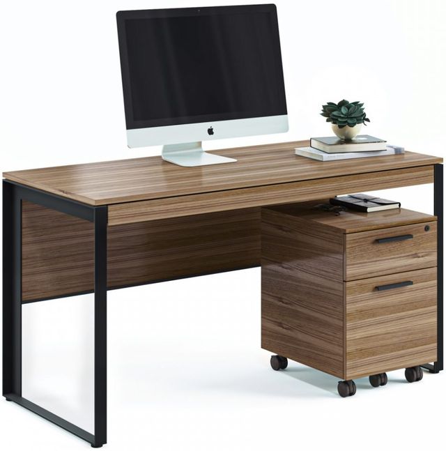 BDI Linea™ Natural Walnut Desk 2