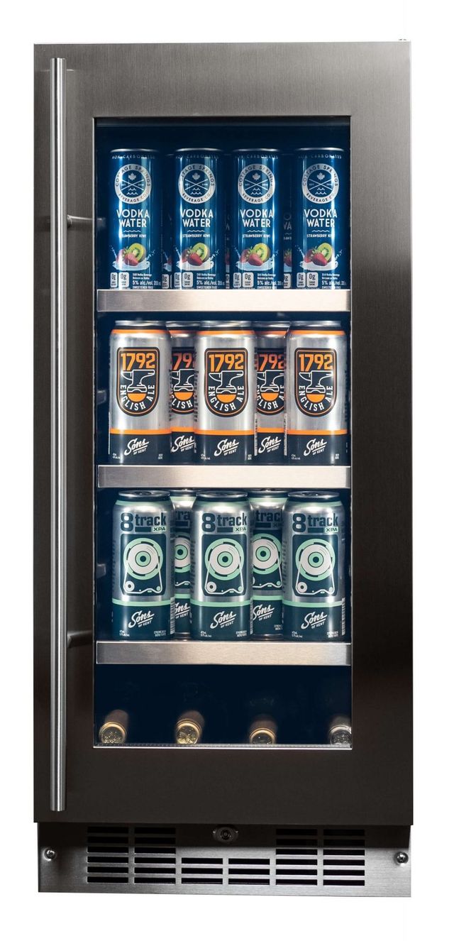 Silhouette® 3.1 Cu. Ft. Stainless Steel Frame Beverage Center-1