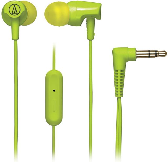 Audio-Technica® SonicFuel® Lime Green In-Ear Headphones 0
