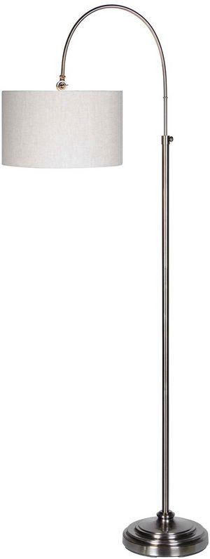 Forty West Porter Silver/Pewter Floor Lamp