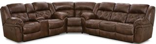 HomeStretch Super-Wedge Reclining Sectional