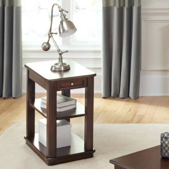 Liberty Wallace Dark Toffee Chair Side Table 5