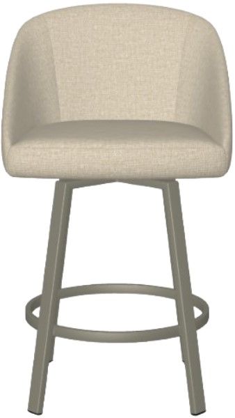 Amisco Customizable Wembley Upholstered Swivel Counter Stool Colders Milwaukee Area