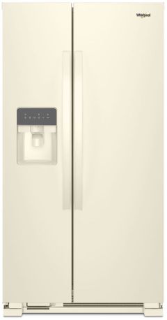 Whirlpool® 24.6 Cu. Ft. Side-By-Side Refrigerator-Biscuit On Biscuit-WRS315SDHT