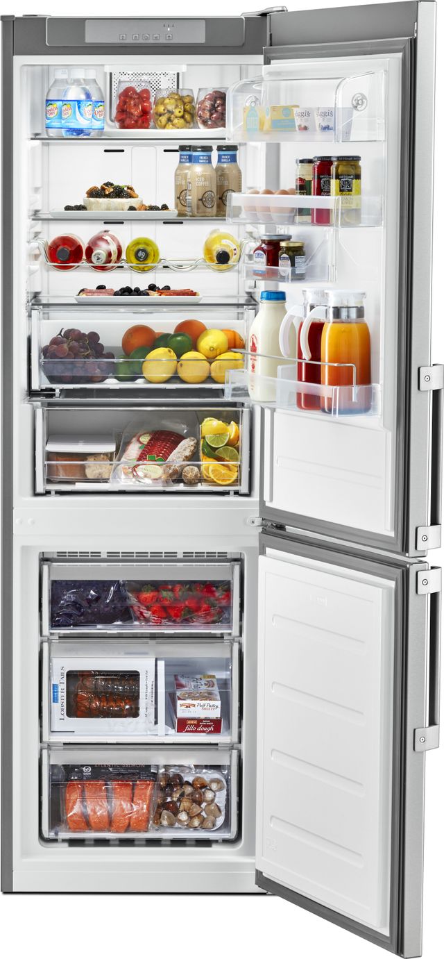 Réfrigérateur à congélateur inférieur à profondeur de comptoir de 24 po Whirlpool® de 11,3 pi³ - Acier inoxydable 3