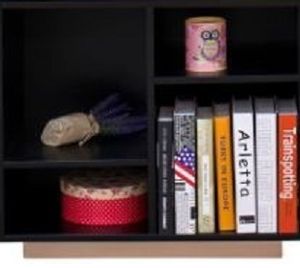 ACME Furniture Prescott Black Youth Shelving with Four Compartments
