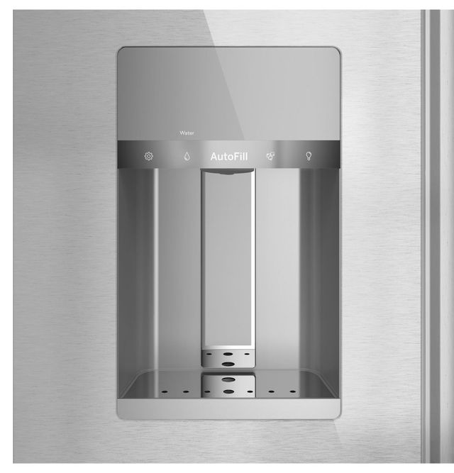 Café™ 22.3 Cu. Ft. Platinum Glass Counter Depth French Door Refrigerator 4