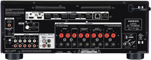 Onkyo® Black 7.2 Channel Home Theater Receiver 3