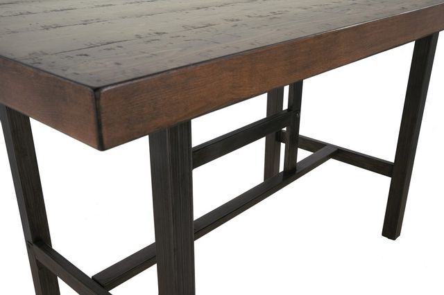 Signature Design by Ashley® Kavara Medium Brown Counter Height Dining Table 3