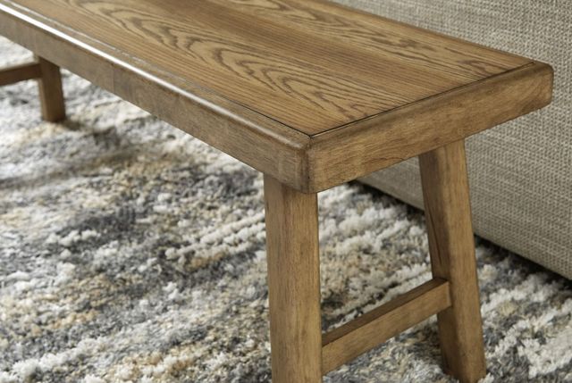 Signature Design by Ashley® Dakmore Brown Bedroom Bench 4