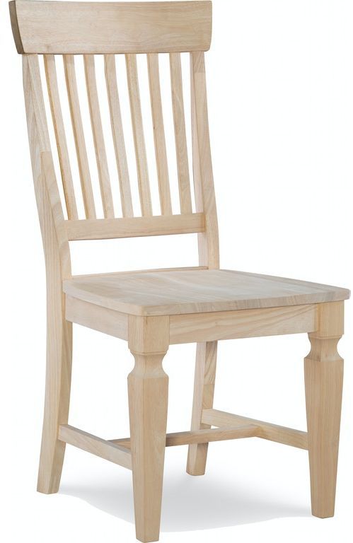 John Thomas Furniture® Select Vista Unfinished Slatback Chair | St ...