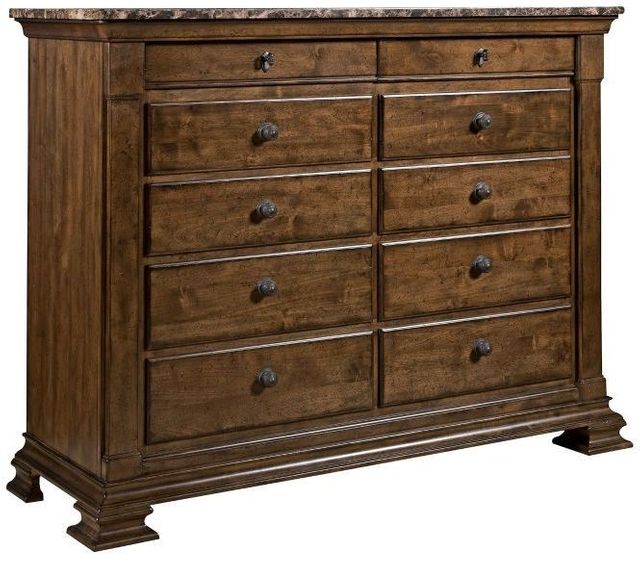 Kincaid Furniture Portolone Alder Bureau with Marble Top-0