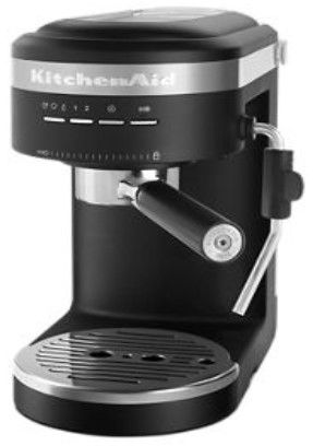 KitchenAid® Black Matte Semi-Automatic Espresso Machine 0