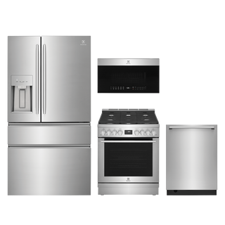 ELECTROLUX Kitchen 4 Piece Package 18 ERMC2295AS-ECFD3068AS-EMOW1911AS-EDSH4944AS