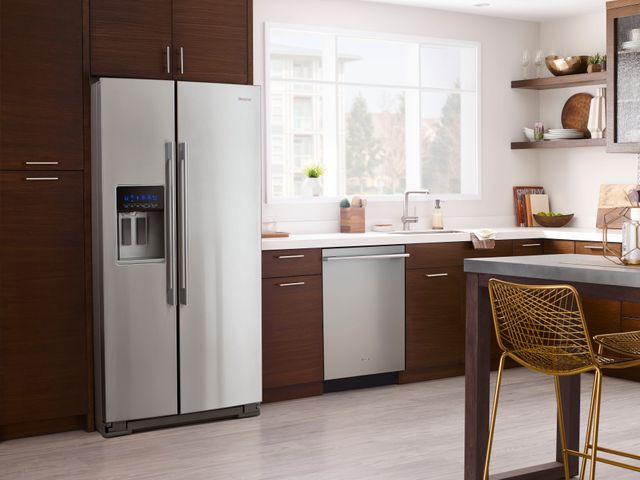 Whirlpool® 20.6 Cu. Ft. Fingerprint Resistant Stainless Steel Counter Depth Side-By-Side Refrigerator 2