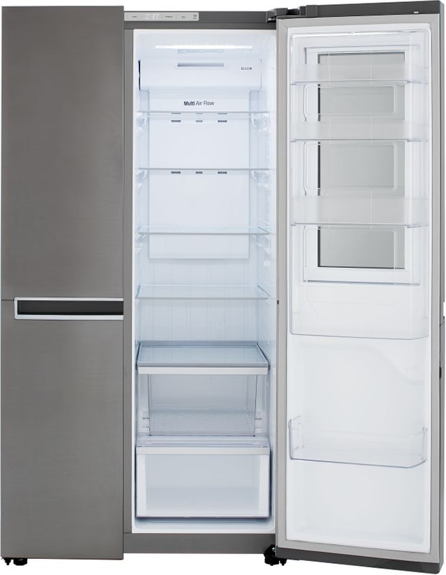 LG 26.8 Cu. Ft. Platinum Silver Side by Side Refrigerator 10