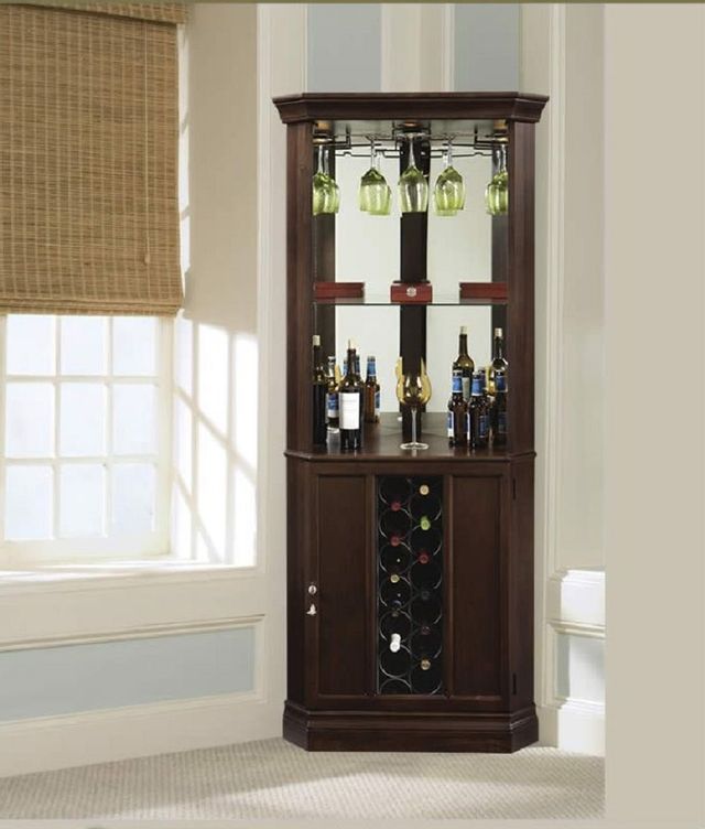 Howard Miller® Piedmont III Espresso Wine & Bar Cabinet 3